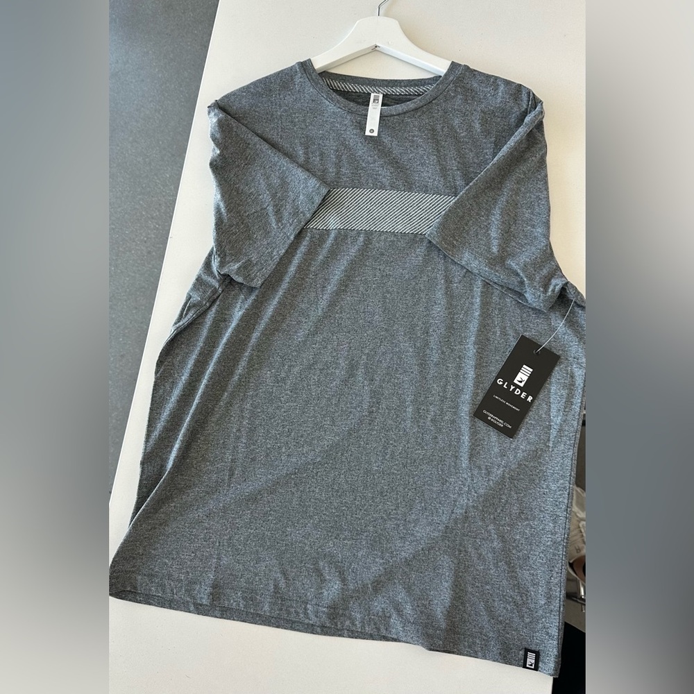 Glyder Black and Gray Long Sleeve Tee
